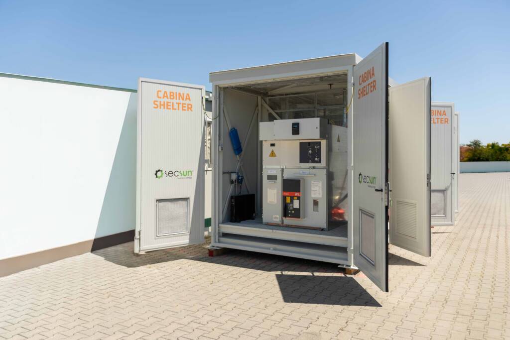 Container Secsun di colore grigio